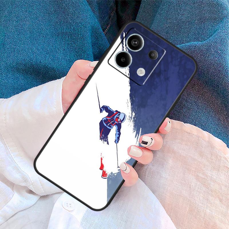 Skiing Snow Snowboard Ski Cover For Xiaomi Redmi Note 14 13 Pro 12 11 9 10 9S 10S 11S 12S Redmi 14C 10C 12C 13C Case