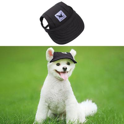Malá letní plátěná čepice Pes Baseball Visor Čepice Puppy Outdoor Pet