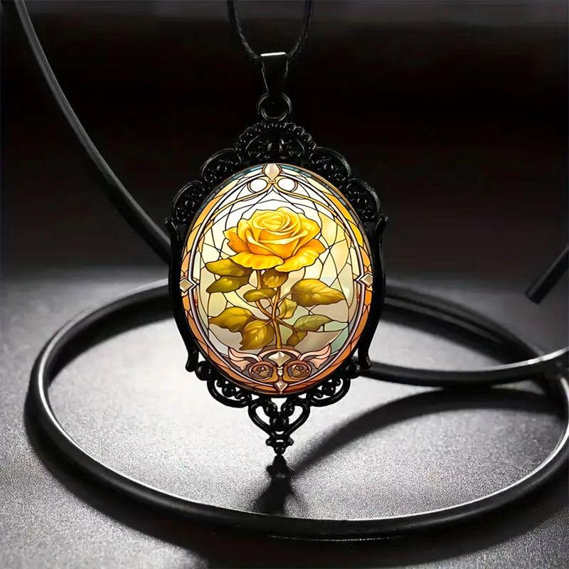 Fashionable Retro Elegant Necklace Earring Three Piece Set