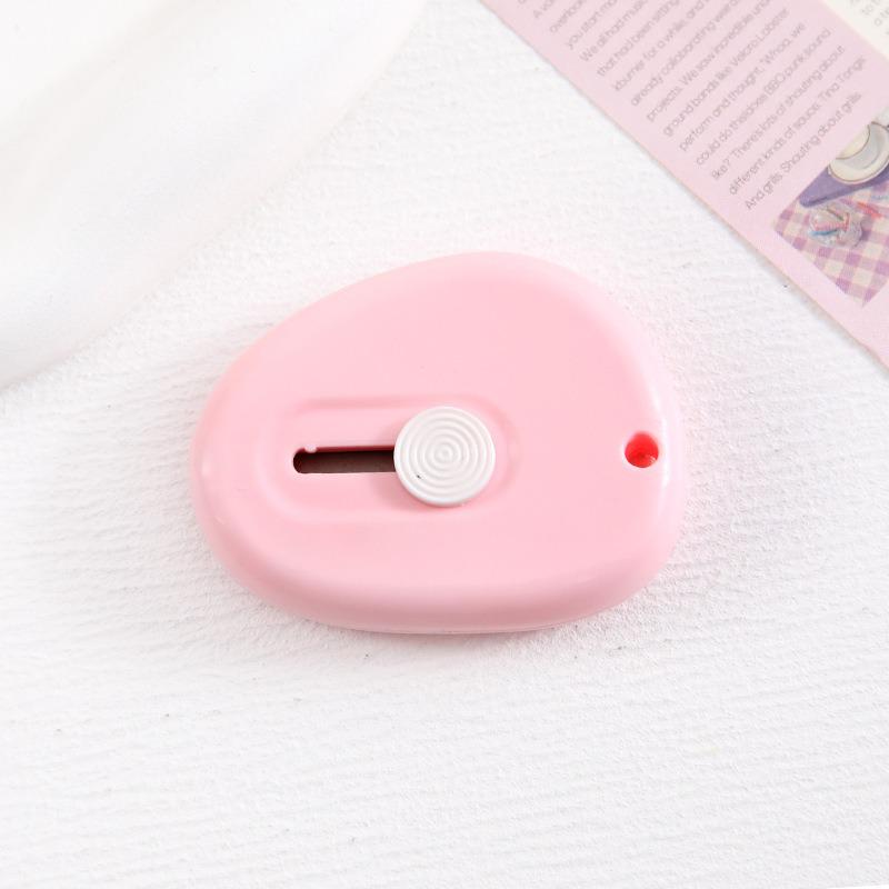 Candy Color Utility Knife: Portable Retractable Box Cutter for Students