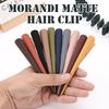 Solid-Color Frosted Hair Clip Non-Slip Hairpin Anti-Drop Hair Fixing Clips Hair Styling Tool For Women Girls Hair Accessories