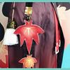 Auswirkungen Kaedehara Kazuha Cosplay Kostüm Halloween Karneval Samurai Kostüm Perücke