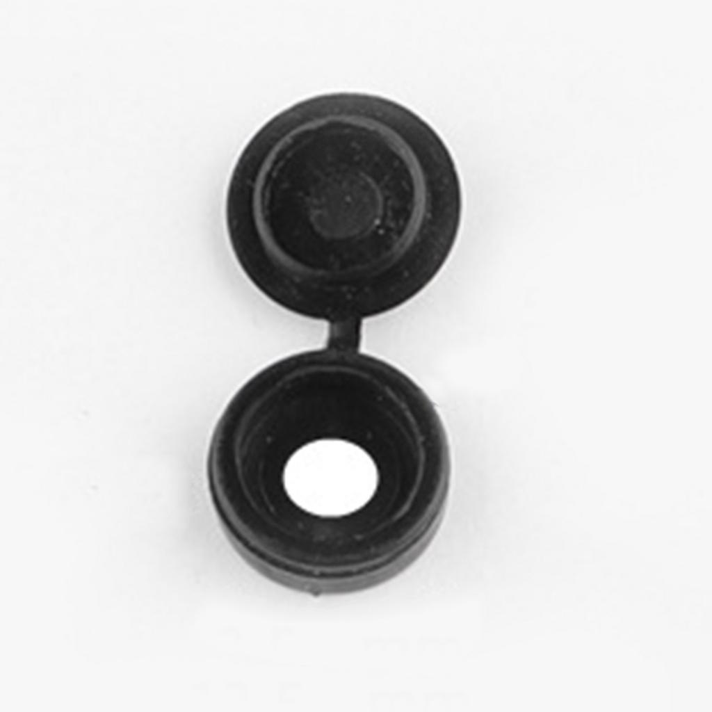 Screw Cap Covers Plastic Decorative Protective M5 Hole for Self Tapping Screws Furniture Closet Black