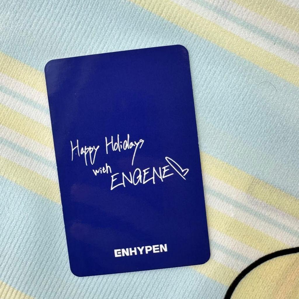 [USED] ENHYPEN Gayo Daejun Niki SBS Enap Sanok Trading Card