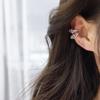 Korean New Design Fashion Jewelry Exquisite 14K Real Gold AAA Full Zircon No Pierced Ear Clip Small Beads Women Daily Earrings