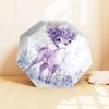 1pc Deer, Flowers Pattern Umbrella Design Automatic Opening and Closing Umbrella, High-quality Travel Umbrella, Lightweight and Portable, -1002121