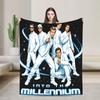 Backstreets Into The Millenniums Tour Boy Coral Fleece Plush Throw Blanket Blanket for Bedding Bedroom Warm Bed Rug