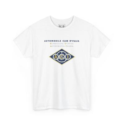 Italienischer Auto Club Vintage T-Shirt - Rennsportgeschichte Tee - Geschenk für Rennwagen-Fans