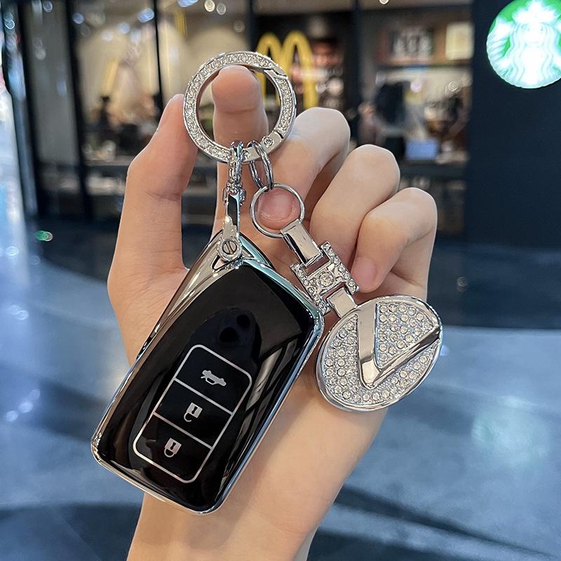 TPU Car Key Case Cover For Lexus RX350 NX300 Es300h Rx450h GS300 GX470 IS250 ES350 GX460 Nx300h Is300h Auto Keychain Accessories