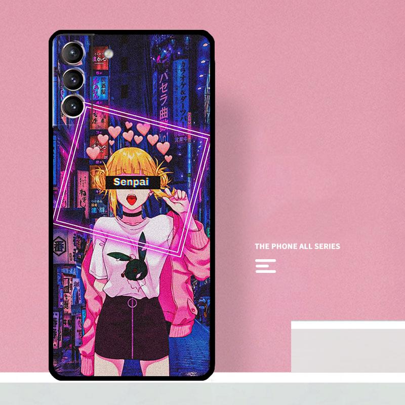 Sugoi Senpai Anime Phone Case For Samsung Galaxy S26 S25 S24 S20 S21 S22 S23 Ultra S10 Plus S25 FE Cover Coque