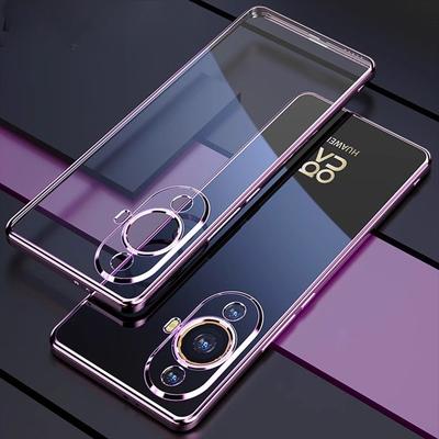 Ultra-thin Plating Silicone TPU Phone Case For Huawei Nova 12 S 12i 12 SE Electroplating Transparent Shockproof Back Cover For Huawei Nova 12S