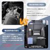 Seat Back Pocket [Car Storage Pocket, Car Tissue Case, Hanging Car Trash Can] Rear Seat Large Capacity 3D Expandable Napa Leather Three-Layer Structur