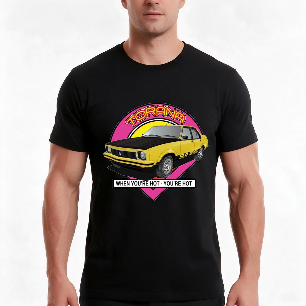 Holden Torana Lx Slr 5000 Jasmine Yellow Tshirt Summer Casual Cotton Tee Oversized Streetwear Tops Vintage Graphic Print