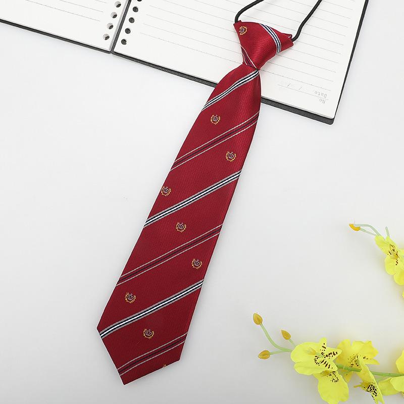 Jk Small Tie Female College Style Lazy Japanese Plaid Uniform Shirt Tie Student Ins Men'S And Women'S Short Styles Free Of Charge