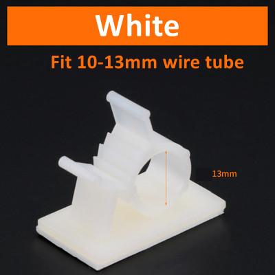 1pcs Self Adhesive Cable Clips 8-25mm Desk Table Cable Clamp Adjustable Tie Mounts Fixer Cable Holder Wrap Cord Wiring Accessori