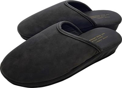 Daikai Piede Faux Leather Heeled Sizes Outer 4cm with Storage 73884 Slippers, Medium, Black, 22-24cm (24cm Dimensions, Heel), Bag,