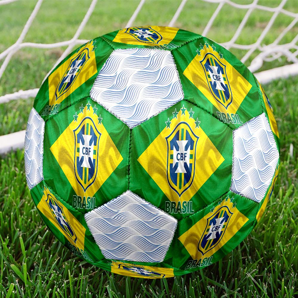 1 Stück Brasilianischer Fußballverband CBF Fußball Fußball Größe 5 Hallenfußball Mode Bunt Hinterhofspiel - Großartig für Sportfans Geschenk