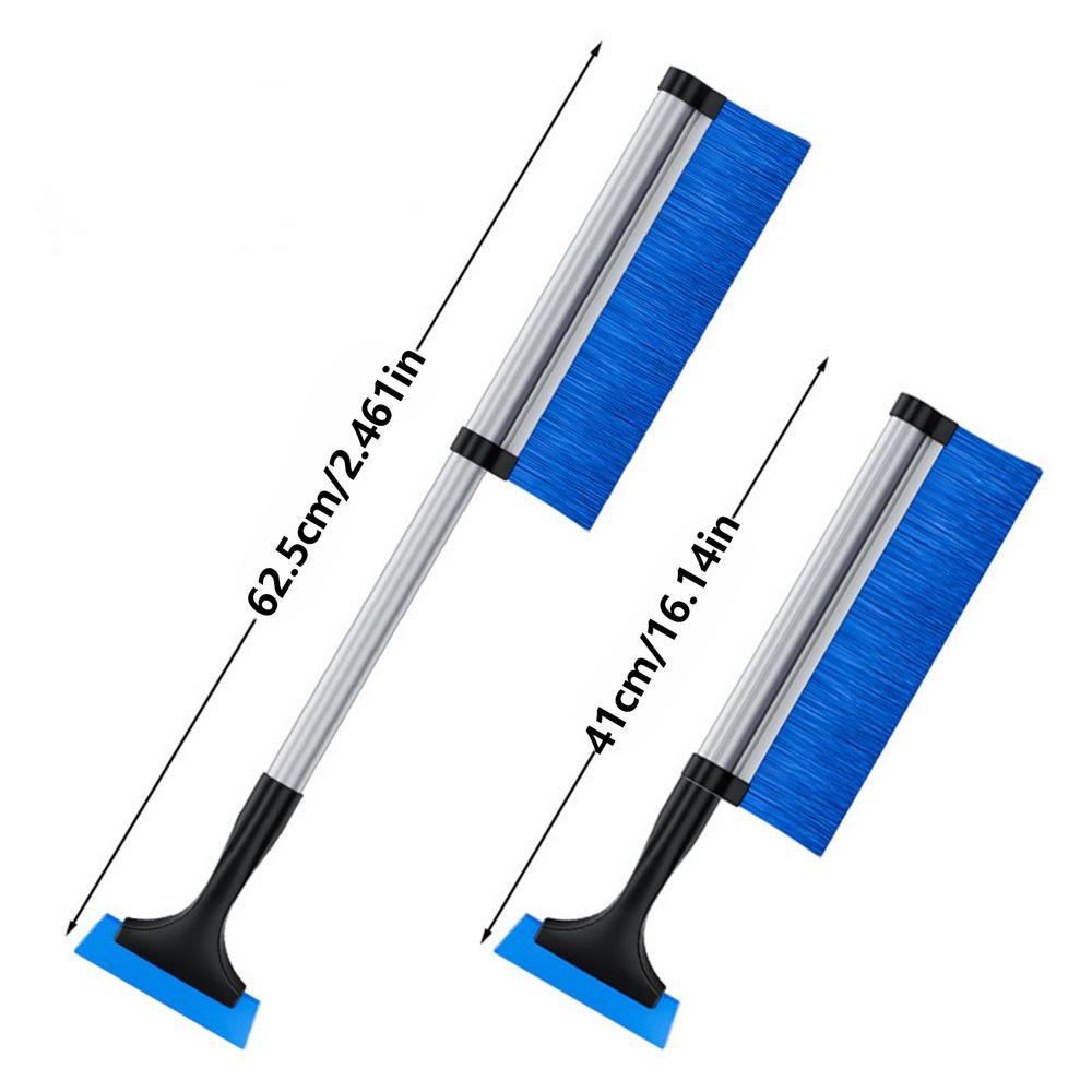 

Автомобильная лопата для снега, выдвижной автомобильный снегоочиститель, скребок для льда на лобовом стекле, практичный оконный скребок для снега на автомобиле синий