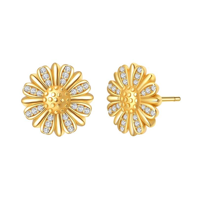 Fashion Spring Series Earrings For Women 925 Silver Color Butterfly Dragonfly Flower Heart Shaped Ear Studs Fine Jewelry Couple