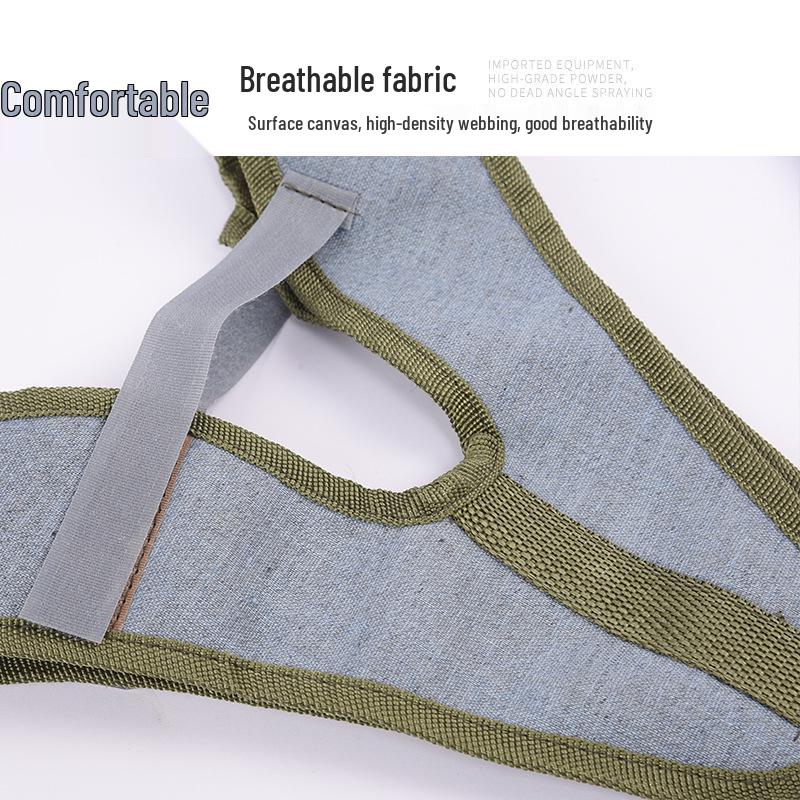 Cervical Traction Belt with Neck Band, Adjustable for Adults & Children, Breathable Neck Protector with Traction Chair