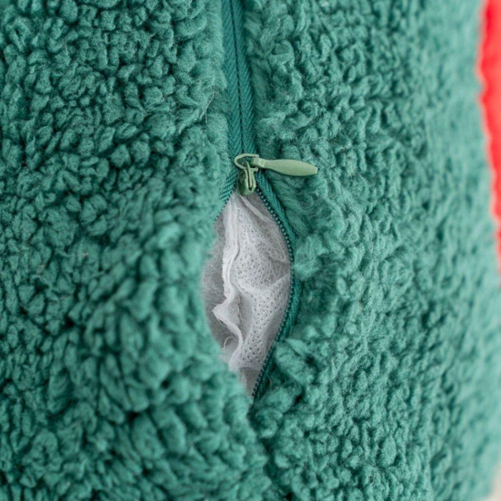 Soft Christmas Pillowcase Plush Cushion Cover Warm Throw Pillowcover  Living Room/Office