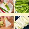 Scallion Cutter Stainless Steel Green Onion Slicer Kitchen Gadgets Tool Shredding Professional Chopper For Chef Dining Salad