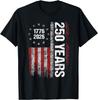 250 Years American Anniversary 250th Independence Day T-Shirt
