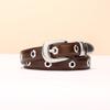 Thin Cowhide Veterinary Women's Belt Versatile Nailed Casual Pants Belt High-end Women's Belt