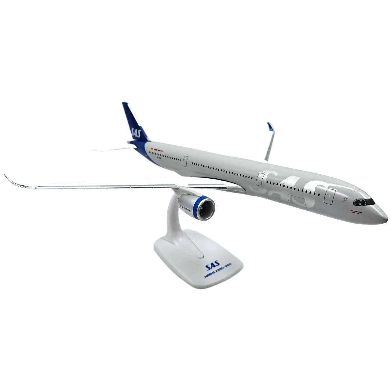 

Новый самолет A350-900 авиакомпании SAS в масштабе 1/200, сборная модель самолета с подставкой, коллекция игрушек-моделей самолетов, украшение, подарки белый