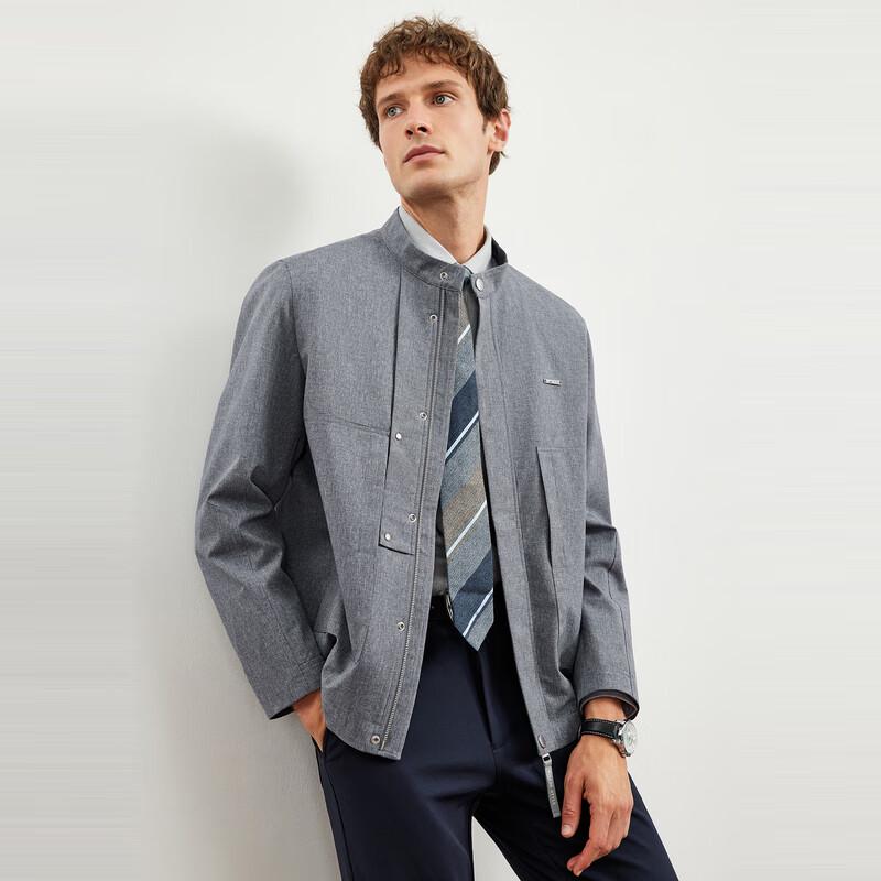 SEPTWOLVES Men's Stand-Collar Casual Jacket