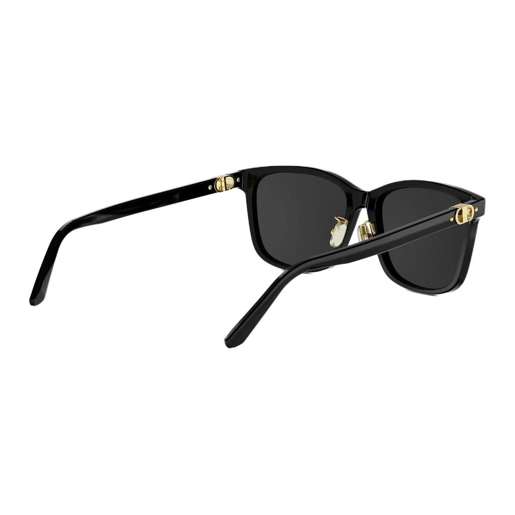 Dior Logo Frame Irregular Shape Sunglasses Unisex Sunglasses Black PETIT-CD-S2F-10A0