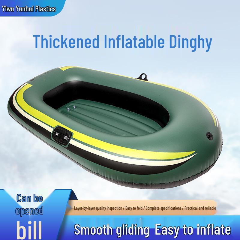 Durable Inflatable Kayak Raft for Swimming and Fishing Hand Pump