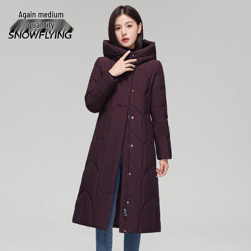 

SNOWFLYING Men s Hooded Loose Fit Down Jacket L