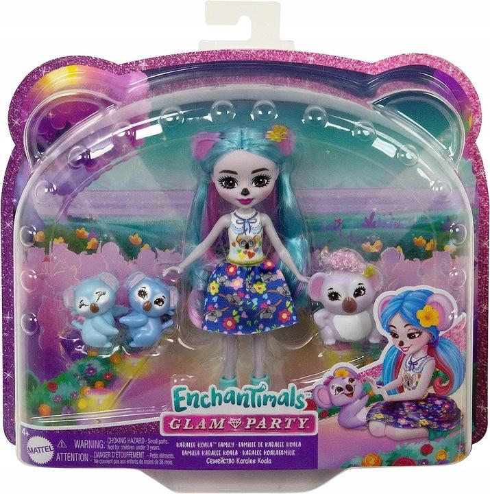 Lalka Laleczka Enchantimals Glam Party Figurki Karalee Koala Mattel