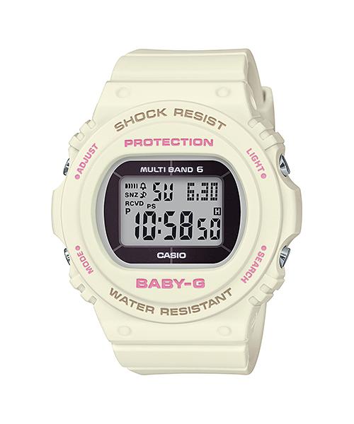 

Casio Men s Resin 200M Water Resistant Digital Shock Resistant Quartz Watch BGD-5700-7 белый