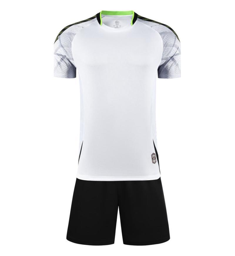 

Quick-Dry Football Team Jersey Set for Men, Adults & Kids - Competition & Training Gear 3XL брудно-білий