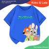Crazy Zootopia Style Children's T-shirt Fashionable and Casual Versatile Short Sleeved Shirt