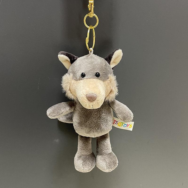 JSQTOYS Forest Animal Car Backpack Plush Keychain Pendant Gift