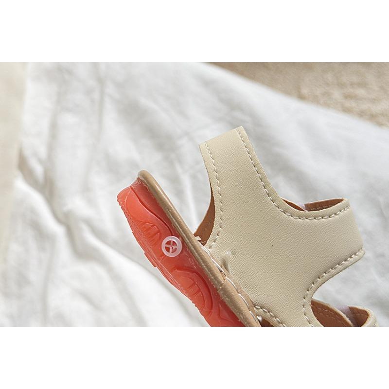 Baby Shoes 6-12 Months Girls' Squeaky Shoes Boys' Walking Shoes 1-2 Years Old Soft Sole Non-slip Beach Sandals