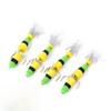 Foam Bait Triple Anchor Hook False Worm Bait Stringer Hook Floating Lure 4pcs