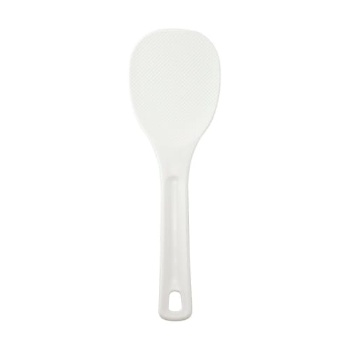 Akebono Sangyo White Rice Paddle, 30cm, Blister Case, Made in Japan, Commercial Use, Double-Embossed Design for Non-Stick Rice, Magic Rice Paddle PM-7