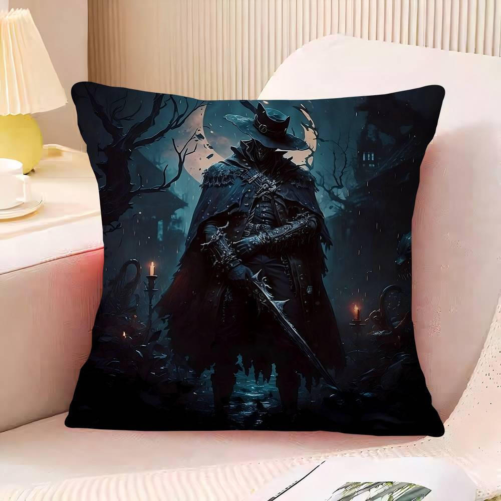 Anime Bloodborne Stitch Lucky Dragon Pillow Cover Sofa Cushion Cover Home Room Decoration Children Gift