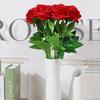 12Pcs Artificial Rose Flower Realistic Simulation Rose Bouquets for Home Garden Decoration, Wedding Flower Arrangements