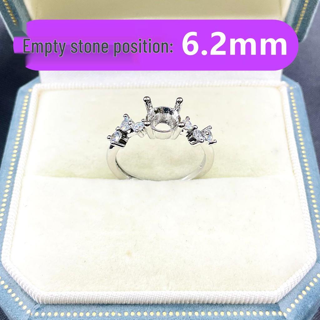 Huazi Diamond Fashion Ring Setting with Pointed Bottom - Trendy DIY Inlay Design