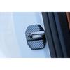 Carbon Fiber Cover Trim Steel 4PCS Door Lock Protection For BMW X5 G05 2019-2022