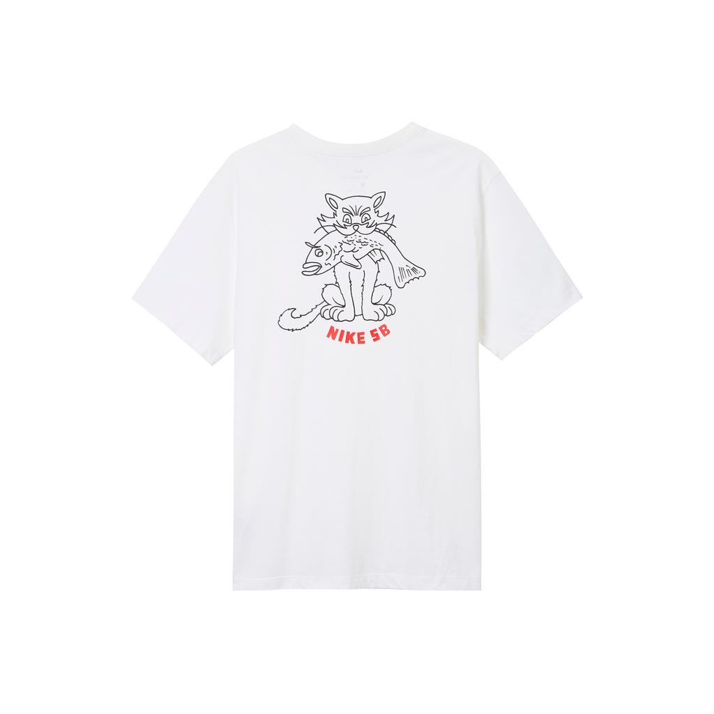 Nike Short Sleeve Athletic Casual T-Shirt Men Tops White ct5737-100