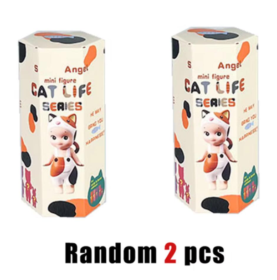 S Angel Hippers Blind Box Cat Life Hippers Angel Series Anime Figures Surprise Box Toys for Kids Figure Limite Toy