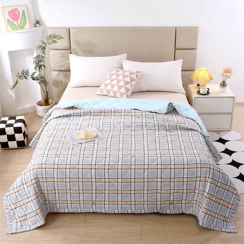 Summer Cotton Air Conditioning Quilt - Washable, Cool & Perfect for Gifting