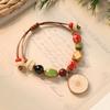 Retro Natural Plant Fruit Bracelet Hand Woven Acorn Hand Rope Women's Niche Literary Bracelet