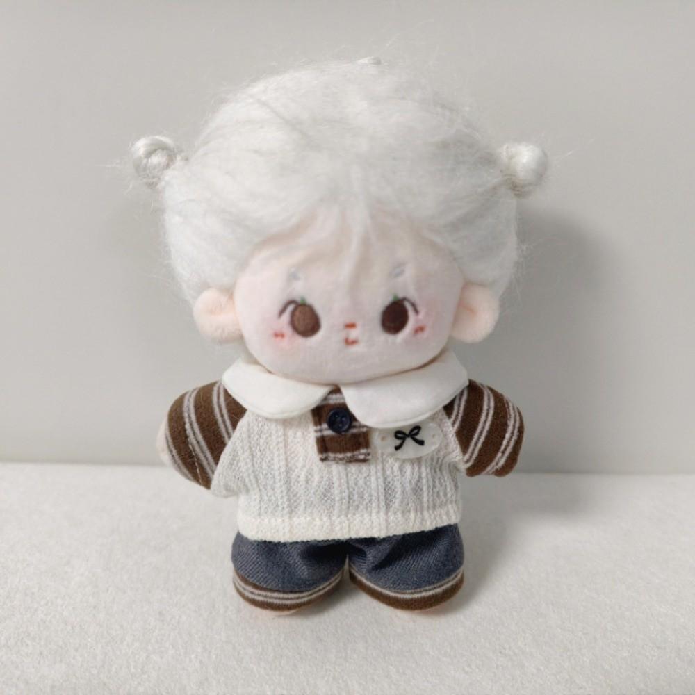 T-shirt Doll Clothes Outfit Shorts Doll Dress Up Set 10cm Cotton Doll Clothes  Doll Accessories